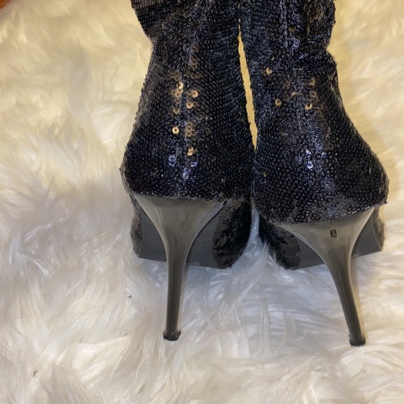 All over sequins boots sz10 - Picture 5 of 6